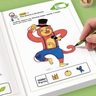 2025 New - Mind Challenge Find It, Boost Thinking Logic, Activate Kids' Enthusiasm, Notebook - Girls' Game - Boys' Game, Birthday Gift, Holiday Gift, Halloween Gift, Christmas Gift, Gift, Gift