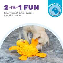By Nina Ottosson Snuffle Palz Plush Snuffle Mat Dog Treat Puzzle, Non-Slip, Yellow, Chicken,20999679 - Màu be - Xem 2