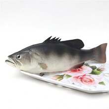 4pcs Artificial Simulation Fish Model, Marine Animal Realistic Fish Replica Including Bass, Spotted Fish, Tuna, Small Sea Fish, Carp, Lifelike Fake Fish For Aquarium Decoration
