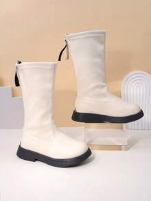 女童及膝靴，新款秋冬时尚英伦风儿童长靴，大童公主马靴，可爱校园高筒靴