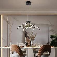 1pc Modern Luxury Gold-Plated Flower LED Color-Changing Crystal Lamp For Living Room, Bedroom, Dining Room, Hotel, No Switch, No Remote Control - Multicolor - View 9