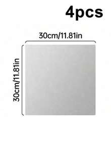 2/4/8件 40cm*40cm 或 20cm*20cm 或 30cm*30cm 或 30cm*34cm 镜面墙贴 家用全身镜 卧室全身镜 自粘软镜 亚克力 耐用不易碎 - 彩色 - 查看 16