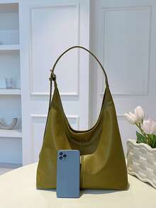 2025 大容量单肩托特包，简约百搭时尚休闲女士手提包