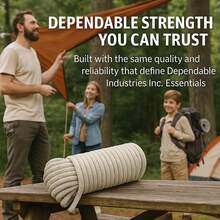 100 Ft Heavy Duty Braided Cotton Rope Clothesline Approximately # 6 1/4" 6 Mm Multi Purpose Home Boat Camping - 1 - View 10