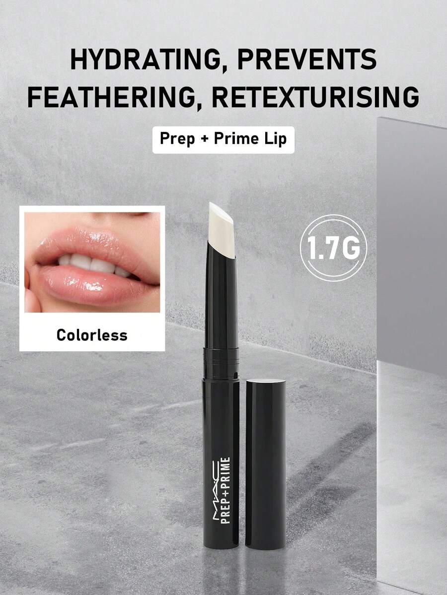 MAC Prep + Prime Lip 唇部底妝 1.7g/0.05 Oz | 保濕唇部底妝,打造平滑柔軟雙唇 | 防止口紅暈染與滲血 | 增強唇色,持久顯色 | 為唇彩產品打造完美底妝 - Colorless - 查看 1