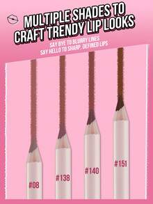 Misslyn MISSLYN-2PCS Perfect Combo Lip Liner & Lip Gloss Sst, Love At First Boost Volumizing Gloss, Moisturizing Water Gloss Lip Gloss, Long-Lasting Moisturizing Sweet Lip Glaze, Enhancing Gloss, High Pigment Lipstick Longwear, SUPER SHAPE LIP LINER, Lip Makeup,Long-Lasting,Wooden Pencil,Precision Tip ,Full Lip Look,Plump Lips,Built-In Pencil Sharpener,3D Makeup Effect