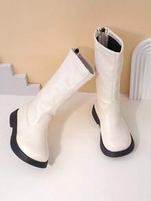 女童及膝靴，新款秋冬时尚英伦风儿童长靴，大童公主马靴，可爱校园高筒靴