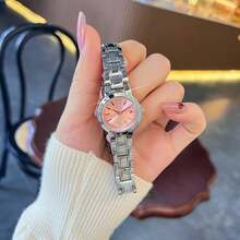 Reloj de muñeca pequeño y redondo, delicado y compacto, regalo de cumpleaños/Navidad