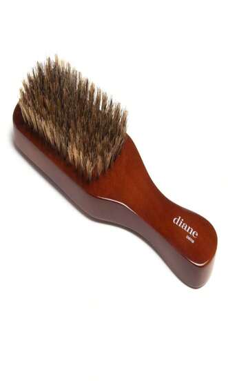 Diane Premium 100% Boar Bristle 2-Sided Club Brush For Men And Barbers, Medium And Firm Bristles For Thick Coarse Hair, Detangling, Smoothing,Hair Tools,Hair Items,Travel Essential,Travel,Barber,Hairstylist,Barber Accessories,Valentine's Day,Hair Supplies,Hair Stylist,Barbershop,Salon,Vacation Essentials,Hair Products,Barbershop,Valentine's Gift,Travel Essentials For Women,Hair Stylist Tools