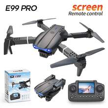 E99Pro Drone With Dual Camera & Dual Battery Foldable RC Quadcopter For Beginners Indoor Outdoor Affordable UAV Christmas Gift Remote Control Toys Controlled - E99Pro-螢幕控制-雙電池 - 查看 1