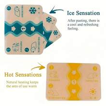 12 片热敷/冷敷贴 - 天然热疗，适用于肌肉和关节、背部、颈部、肩部、膝盖和腰部 - 一步式设计，易于使用 - 适合家庭、健身房、旅行和术后使用 - 不含化学物质，持久保温 - 韩式按摩，专为女性设计，热敷贴