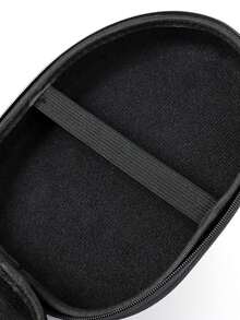 1pc Hard Shell Portable Headphone Case, Headphone Travel Storage. Earphone Bag, A Universal Handheld Headphone Container For Outdoor Home Use. Digital Storage Pouch