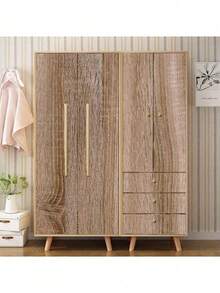 Guangdong Pu Wood Grain PVC Wood Grain Wallpaper Self-Adhesive Waterproof Furniture Renovation Sticker Kitchen Wardrobe Dining Table Suitable For Retro Natural Adhesive Free Film