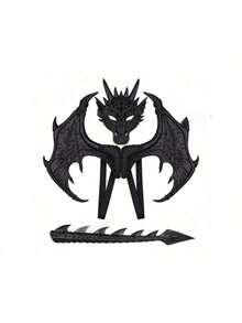 1pc Halloween PU Foam Dragon Wing Carnival Masquerade Costume Cosplay Dragon Wing, Stitch Toys, Travel Toys, Classroom Fidget Toys, Mini Stuff, Bath Toys, Christmas Stationery, Stress Ball, Birthday Gift, Christmas Gift, Halloween Gift, Christmas Eve Gift, Perfect Gift, Gift, Toys, Games - Multicolor - View 12