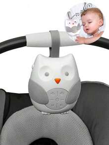 1 件婴儿白噪音和摇篮曲音响机、婴儿音乐玩具、幼儿男孩和女孩音响机、婴儿音响设备、可爱猫头鹰设计、便携式婴儿睡眠白噪音机、适用于婴儿车、汽车座椅、散步、婴儿必需品、新生男孩女孩生日/节日礼物