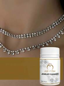 Cleaning Agent - Gemstones, Jewelry, Metals, Diamonds, Necklaces And Silver Ornaments, Bracelets, Astringent, Beads, Including, Gifts, Christmas Presents, Home, Outdoor Maintenance For Halloween And Other Gifts, Liquid Facial Cleanser, Metal Diamond Necklace Cleaning, Polishing And Cleaning Silver - Clean, Bright, And Anti-Oxidation Jewelry Style. Spray Freely To Remove Oxidized Silver, Fresh Diamond Ring Agent (Including Detailed Description)