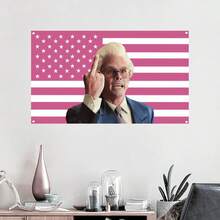 Sortez, Intello 150*90cm avec 4 œillets en laiton, bannière esthétique rose pour dortoir, fan art de mauvais garçon morose, décoration murale TSITP Conrad