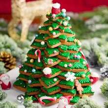 5pcs/Set Star Tower Cookie Cutter Set, Christmas DIY, Sizes: 2", 2.3", 2.7", 3", 3.5", Stainless Steel Star Shaped Cookie Molds For Pastry, Cookies And Dough Cutting