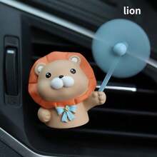 Cute Animal Rotating Windmill Car Air Conditioner Vent Decorations Car Interior Accessories Car Clips - Multicolor - View 15