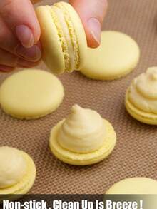 42 x 29.5厘米/16.5英寸 x 11.6英寸厚硅胶烘焙垫，不粘烘焙垫套装，耐热，可重复使用，适用于微波炉、烤盘和烘焙模具