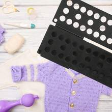 1 pieza Tabla plegable de ropa ajustable de plástico - Un organizador de plegado de ropa simple y rápido con múltiples agujeros, adecuado para almacenamiento en el hogar y la temporada de regreso a la escuela, Halloween, regalos de Navidad