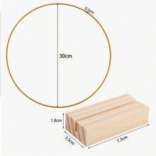 10-40cm Metal Floral Hoop Circle Rings Frame DIY Wreath Flowers Garland Hanging Ornaments Spring Wedding Party Decoration Supplies