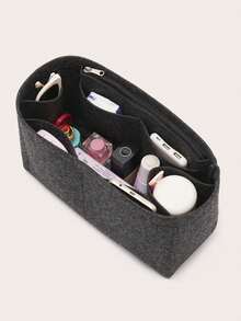 Organizer per borse, inserto organizzatore in feltro con cerniera, sagoma per borse a mano e tracolle, adatto per borse Saint PM