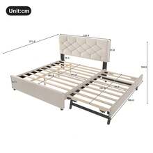 Mattresses - Beige + Velvet + 140cm*200cm - View 7