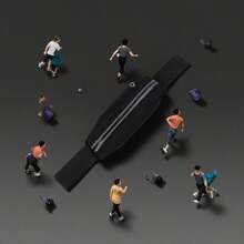 1 Stück/2 Stück/3 Stück Reflektierender Laufhüfttasche für Damen und Herren: Eine unisex Laufhüfttasche, entworfen für Laufen und Outdoor-Aktivitäten. Diese wasserdichte und verstellbare Bauchtasche verfügt über ein eng anliegendes Handyfach, was sie ideal für Outdoor-Joggen und Radfahren macht. Bleiben Sie sicher und stylisch mit diesem vielseitigen Accessoire.