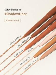 Bbia Last Auto Gel Eyeliner 06 Chocolate Mousse Color, Gel Eyeliner Pencil, 19 Colors, Quick Dry & Smudge-Proof, Long-Wearing Ultra-Smooth Eye Liner, Shadow & Glitter, Multi-Function Lip Liner & Contour Pen, Korea Eye Makeup, K-Beauty, Korean Makeup, Holiday Gift, Mother's Day Gift, 0.3g/0.01oz - 06 Choco Mousse - 查看 10