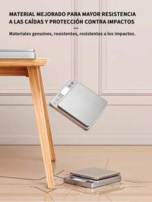 1 Pieza Báscula De Acero Inoxidable Para Cocina Multifuncional Electrónica De 3kg-0.1g, Alta Precisión De Peso De 0.01g Para Cocinar Y Hornear Alimentos, balanza para joyas, balanza electrónica mini de acero inoxidable, balanza digital de bolsillo, balanza de precisión para oro (Batería No Incluida) - Plateado - Ver 10