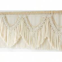 JIAWRI   IOWER Macrame Wall Decor 75 W X 35 L Extra Large Macrame Wall Hanging Craftsmanship Boho Wall Decor  Zhang - 米色 - 查看 6