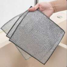 30pcs Magic Cleaning Cloth Thickened Double -Sided Metal Steel Wire Rags Kitchen Dish Pot Washdishing Cloths Towel Clean Tools
