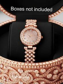 1pc Elegant Luxury High-End Exquisite Women's Quartz Watch - Suitable For All Occasions, Wonderful Gift For Holidays