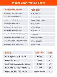 樱桃图案保护套，兼容 iPad 10.2 英寸（2021/2020 款，第 9/8 代），兼容三星 Galaxy Tab A8 10.5 英寸（2022 款），带笔槽的平板电脑保护套，兼容 Kindle Paperwhite 第 12 代（2024 款），Kindle（第 11 代至 2024 年发布）（6），支持自动睡眠/唤醒功能 - 彩色 - 查看 12