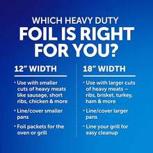 Reynolds Wrap Heavy Duty Aluminum Foil, Heavy Duty Foil Aluminum Roll, Thick Foil For Added Strength, With Easy Open And Close Secure Tab, Extra Wide, 37.5 Sq. Ft. - 1 Count Pack Of 1 - View 7