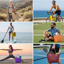 SOTEKOU Large EVA Toiletry Bag - 2026 New Lightweight Large Capacity EVA Toiletry Bag, Detachable Carrying Strap With Small Pouch | Breathable Travel Beach Bag, Suitable For Swimming, Pool, Boating And Outdoor Activities | Durable, Essential For Pool Side, Multi-Functional Fashion Storage Bag - Multicolor - View 11