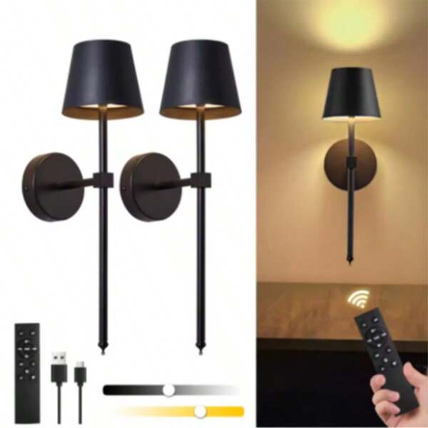 2 piezas Lámparas de pared de estilo industrial vintage, Luces de pared para tocador de baño, Adecuadas para dormitorio, sala de estar, cocina