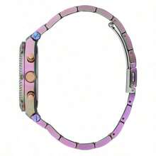 Guess Elegant Luxury Crystals Iridescent Stainless Steel Fashion Chronograph Watch For Women Suitable For Daily Party Wear Holiday Party Gift Lover Gift GW0440L1/GW0440L2/GW0440L3