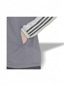 Áo khoác tập luyện Adidas cho nam, nhẹ, thoáng khí, nhanh khô, co giãn, thân thiện với da, khóa kéo, cổ tay co giãn, logo, dễ vệ sinh, tập gym, chạy bộ, đi làm hàng ngày, xuân thu, xám HP1908 - xám - Xem 3