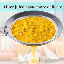 1pc/ Filter Scoop Stainless Steel Fat Skimmer Spoon Fine Mesh Strainer Food Strainer With Handle Kitchen Oil Skimmer StrainerFu. Home And Living New In, Cooking Utensils.,Kitchen Accessories, A Must-Have Kitchen Tools Gift For Home Chefs, Space-Saving Storage For Kitchen Organizers , Christmas Kitchen Gifts Idea
