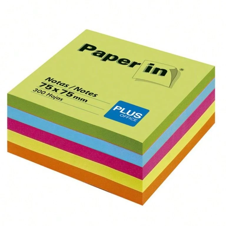 campus Notes adhésives - 300 feuilles de néon 75 mm x 75 mm - Voir 1