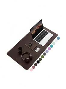 Christmas Decor Leather Desk Mat, Mouse Pad, Non-Slip Desk Protector, Leather Desk Blotter, Computer Desk Mat, Waterproof Desk Pad, Suitable For Office And Home Decor