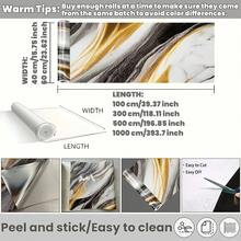 1 Roll Glossy Black Gold Marble Pattern Waterproof Oil-Proof Kitchen Sticker, Self-Adhesive Drawer Liner, Countertop Protector, Furniture Renovation Decal, Marble Wallpaper Wall Paper Wall Stickers Wall Decor Room Decor Wallpaper Stickers Wall Bedroom Decor Kitchen Decor Home Decor