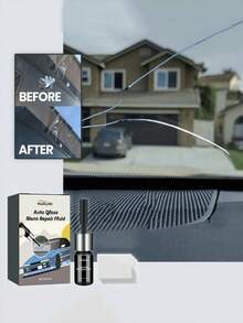 Windshield Repair Resin Kit: Fix Chips, Star Cracks & Bullseye Cracks - Easy DIY Auto Glass Repair