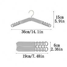 1/4pcs Foldable Travel Hanger, Portable Non-Slip Clothes Drying Rack, Underwear, Socks, Camisoles Rack, With Grips For Straps, Compact Space Saver For Hotel, Dorm & Home Laundry, Travel Essential