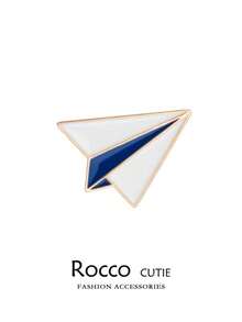 Broche único de avión, insignia de metal para decoración de mujeres, lindo alfiler de solapa para hombres, adecuado para mochilas, accesorios