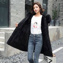 Women Outdoor Winter Coats - Black - View 1