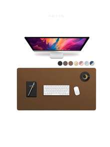 Christmas Decor Leather Desk Mat, Mouse Pad, Non-Slip Desk Protector, Leather Desk Blotter, Computer Desk Mat, Waterproof Desk Pad, Suitable For Office And Home Decor