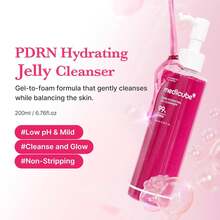 Medicube PDRN Jelly To Foam Cleanser | Low PH Hydrating Daily Face Wash For All Skin Types | With PDRN, Collagen & LHA | Gentle Pore Care & Radiant, Balanced-Looking Skin | Korean Skincare | 200ml - 單選 - 查看 2